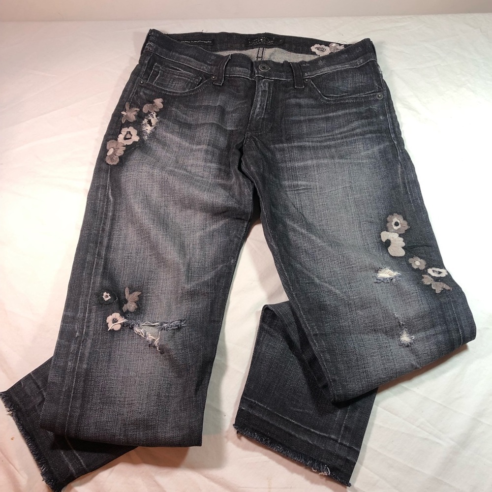 Lucky Brand Embroidered Jeans